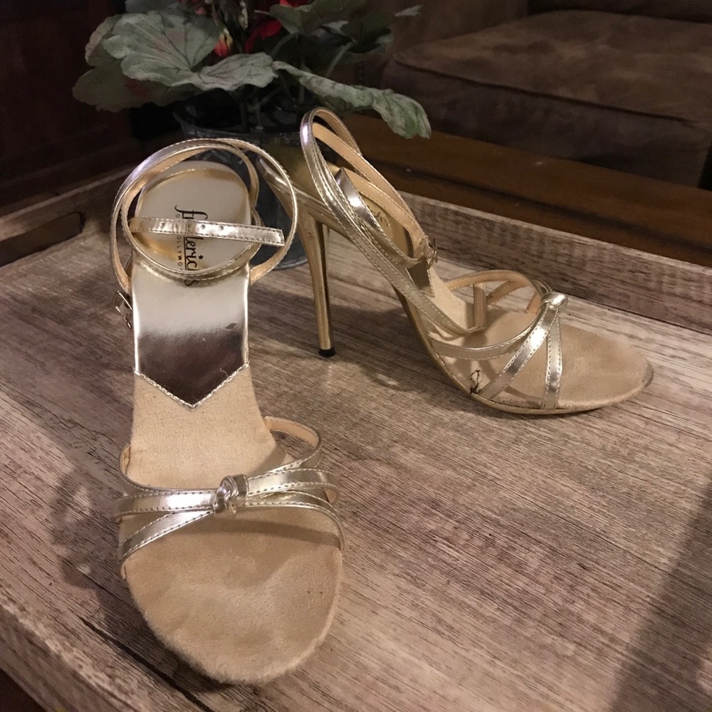 Wrap Around Ankle Open Toe Heels
